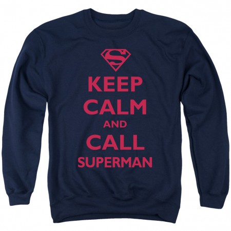 Superman Keep Calm Crewneck Sweatshirt