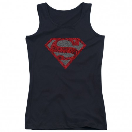 Superman Roses Logo Women's Tank Top