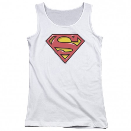 Superman Airbrushed Logo Women's Tank Top