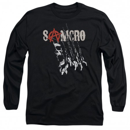 Sons Of Anarchy Rip Through Long Sleeve Tshirt