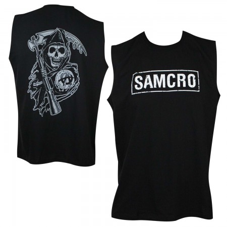 Sons Of Anarchy Men's Black SAMCRO Muscle Tank