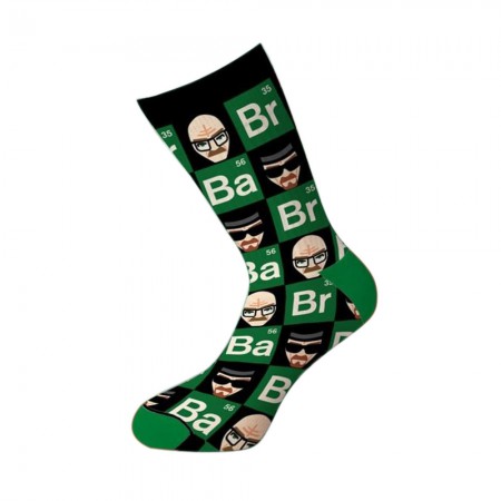 Breaking Bad Faces Crew Socks