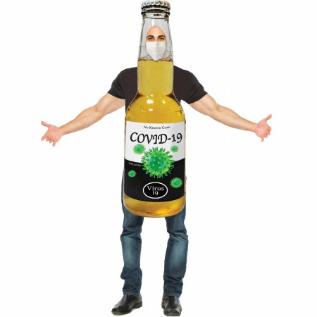 Corona Virus Beer Bottle Halloween Costume