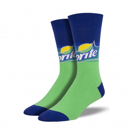 Sprite Green And Blue Socks