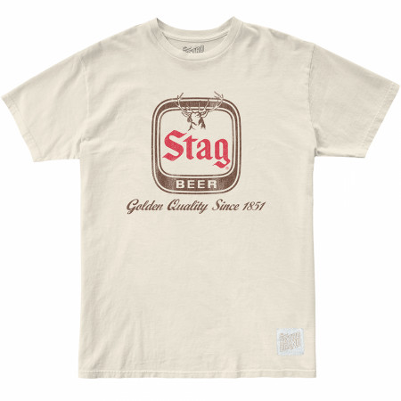 Stag Beer Logo Since 1851 Vintage Style T-Shirt