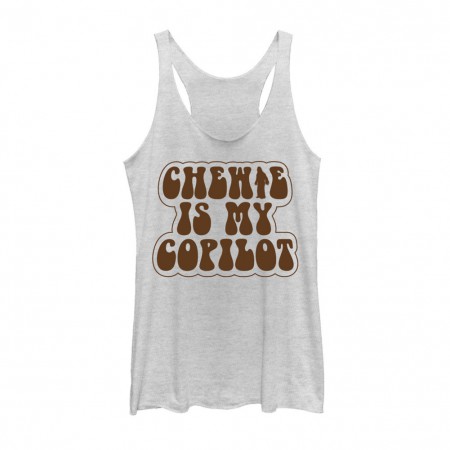Star Wars Han Solo Story Chewie Is My Copilot Women's Tank Top