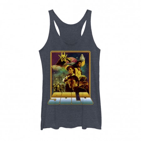 Star Wars Han Solo Story Movie Poster Women's Tank Top