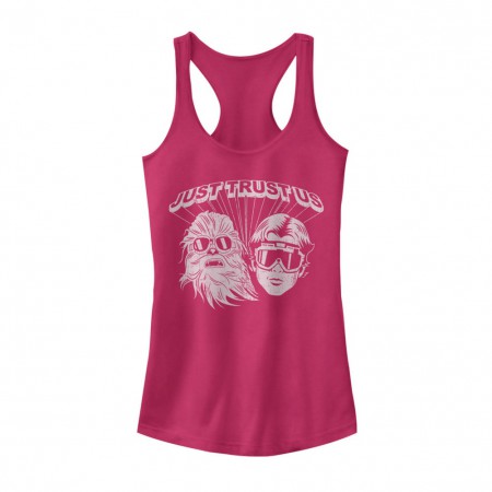 Star Wars Han Solo Story Trust Us Women's Tank Top