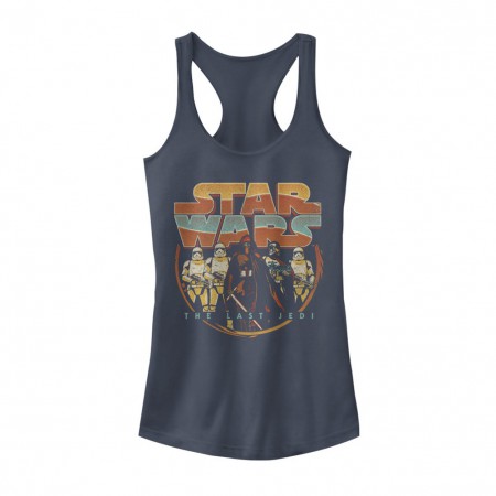 Star Wars The Last Jedi Retro Dark Side Womens Tank Top