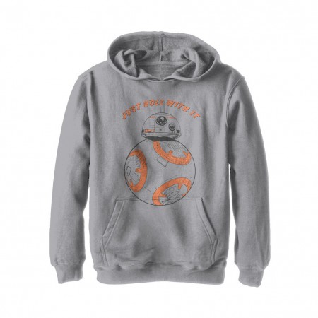 Star Wars The Last Jedi Just Roll With It Youth Hoodie