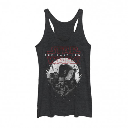 Star Wars The Last Jedi Black Womens Tank Top