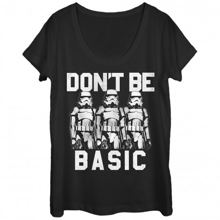Star Wars Don't Be Basic Women's Tshirt