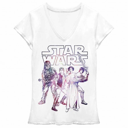 Star Wars Rebel Group Juniors T-Shirt