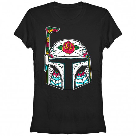 Star Wars Sugah Boba Black Juniors T-Shirt