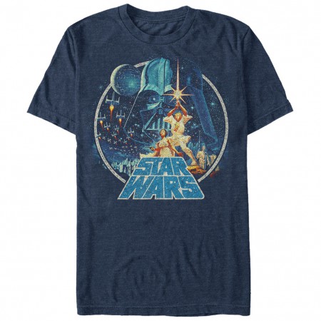 Star Wars Vintage Victory Blue T-Shirt