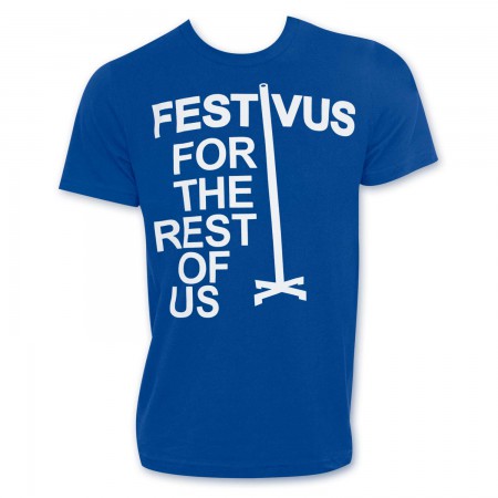 Seinfeld Men's Blue Festivus T-Shirt