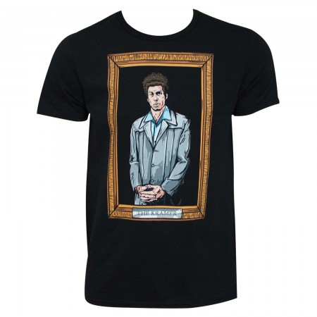 Seinfeld Black Kramer Painting T-Shirt