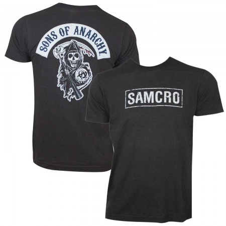 Sons Of Anarchy Men's Black SAMCRO T-Shirt