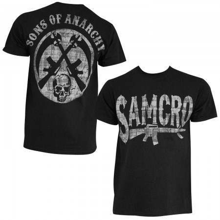 Sons Of Anarchy Men's Black Rifle T-Shirt
