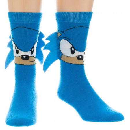 Sonic Blue Men's Quilled Socks