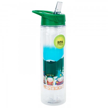 South Park Plastic Stick Of Truth Water Bottle & Straw