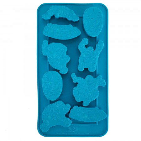 Spiderman Superhero Blue Ice Mold
