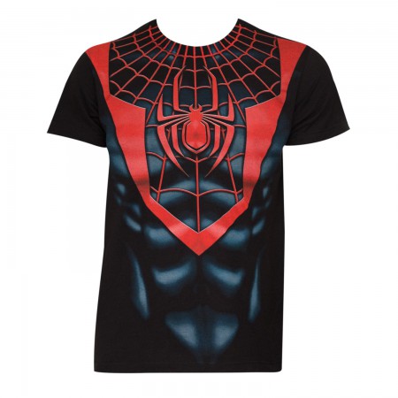 Spiderman Comic Morales Suit Costume Shirt