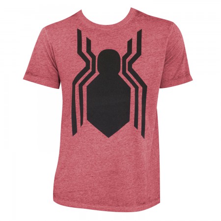 Spider-Man Men's Heather Red Homecoming T-Shirt