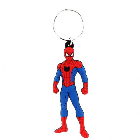 Spiderman Rubber Keychain