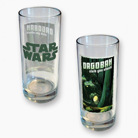 Star Wars Dagobah 15 Ounce Drinking Glass