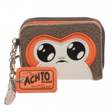 Star Wars Juniors Epsiode 8 Porg Zipper Wallet