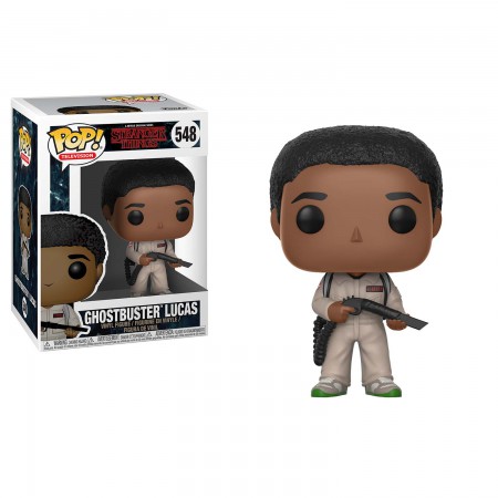 Stranger Things Ghostbuster Lucas Funko Pop Vinyl Figure