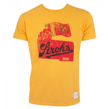 Stroh's Retro Brand Gold Tee Shirt
