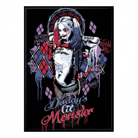 Suicide Squad Harley Quinn Daddy's Lil Monster Magnet