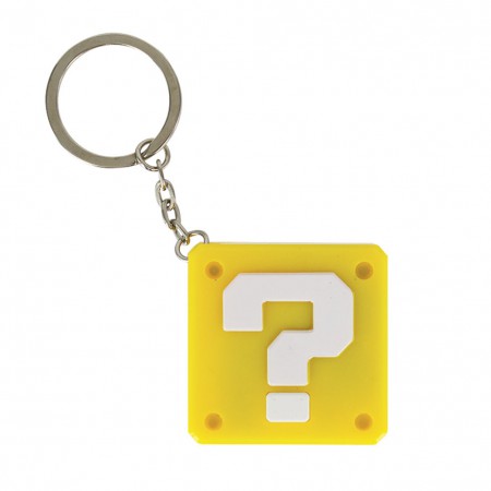 Super Mario Bros. Yellow Question Mark Sound Keychain