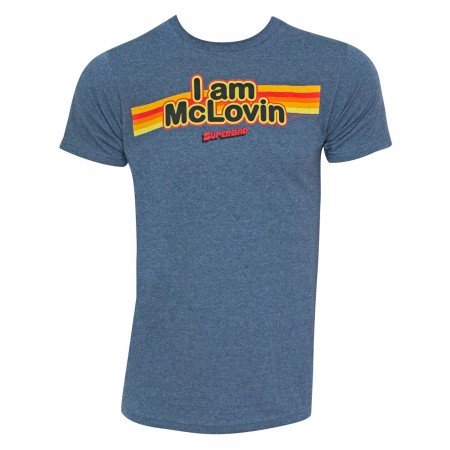 Superbad Men's Blue I Am McLovin T-Shirt