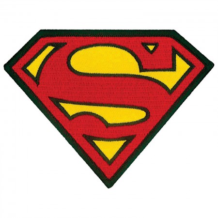 Superman Comic Logo Iron On Patch