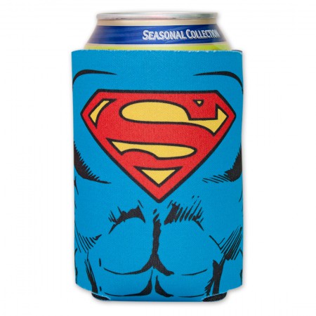 Superman Character Costume Can Cooler