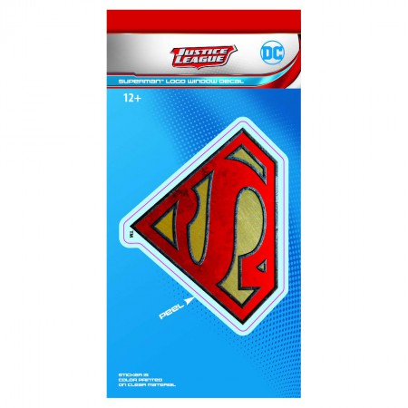 Superman Comic Logo Decal