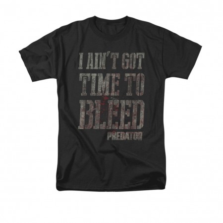 Predator Time To Bleed Black T-Shirt