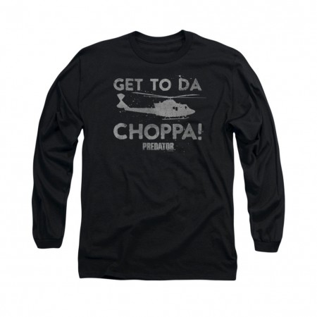 Predator Choppa Black Long Sleeve T-Shirt