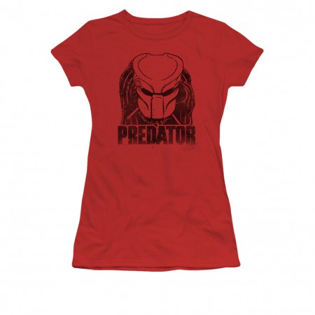 Predator Logo Red Juniors T-Shirt