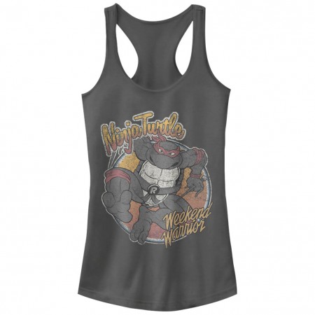Teenage Mutant Ninja Turtles Weekend Warrior Gray Juniors Tank Top