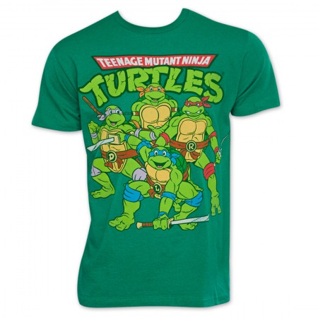 Teenage Mutant Ninja Turtles Green Group TShirt