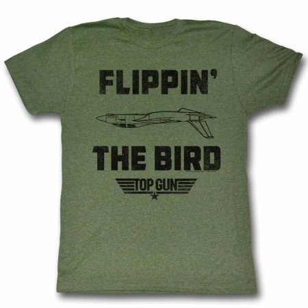 Top Gun Da Bird Green TShirt