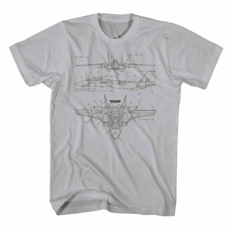 Top Gun Technicolor Gray TShirt