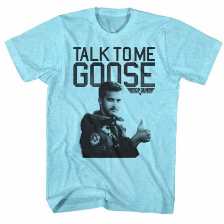 Top Gun Talk To Me Blue TShirt