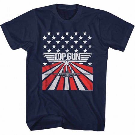 Top Gun Stars & Stripes Blue TShirt