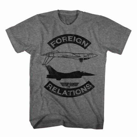 Top Gun Foreign Relations Gray TShirt