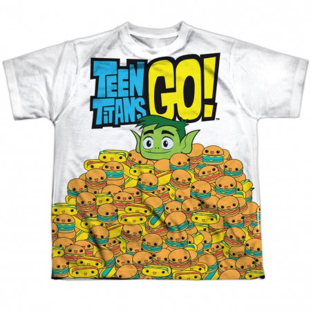 Teen Titans Go! Burgers and Dogs Youth Tshirt